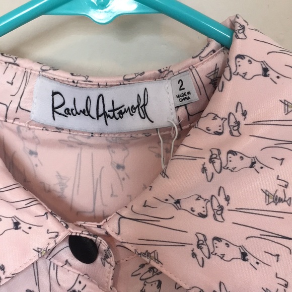 Rachel Antonoff Fanny Pleated Shirt Dress - Picture 7 of 12